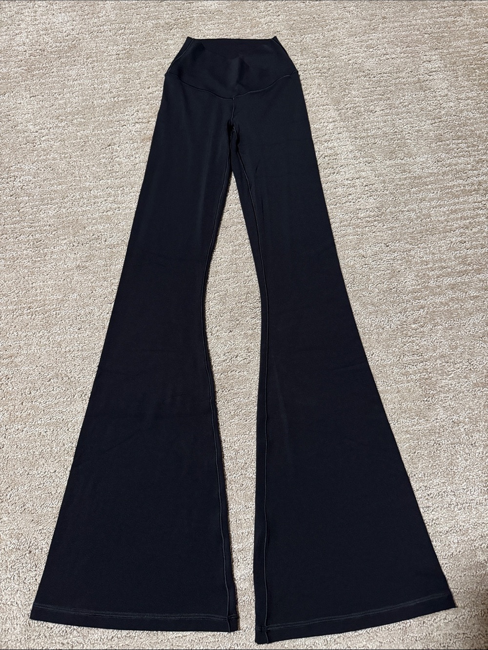 aerie Black High-Rise Flare Yoga Pants